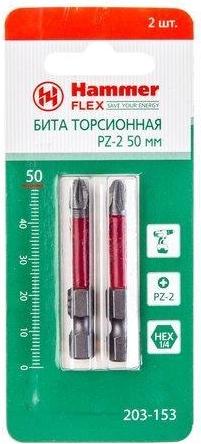 

Бита PZ для шуруповерта Hammer Flex 203-153 [324222], Flex 203-153
