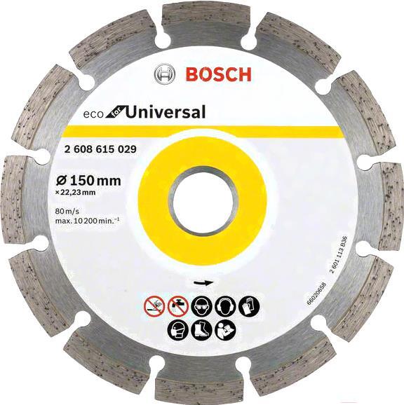 

Отрезной круг Bosch Eko Universal D150 10шт [2.608.615.042], Отрезной круг Bosch Eko Universal D150 10шт 2.608.615.042