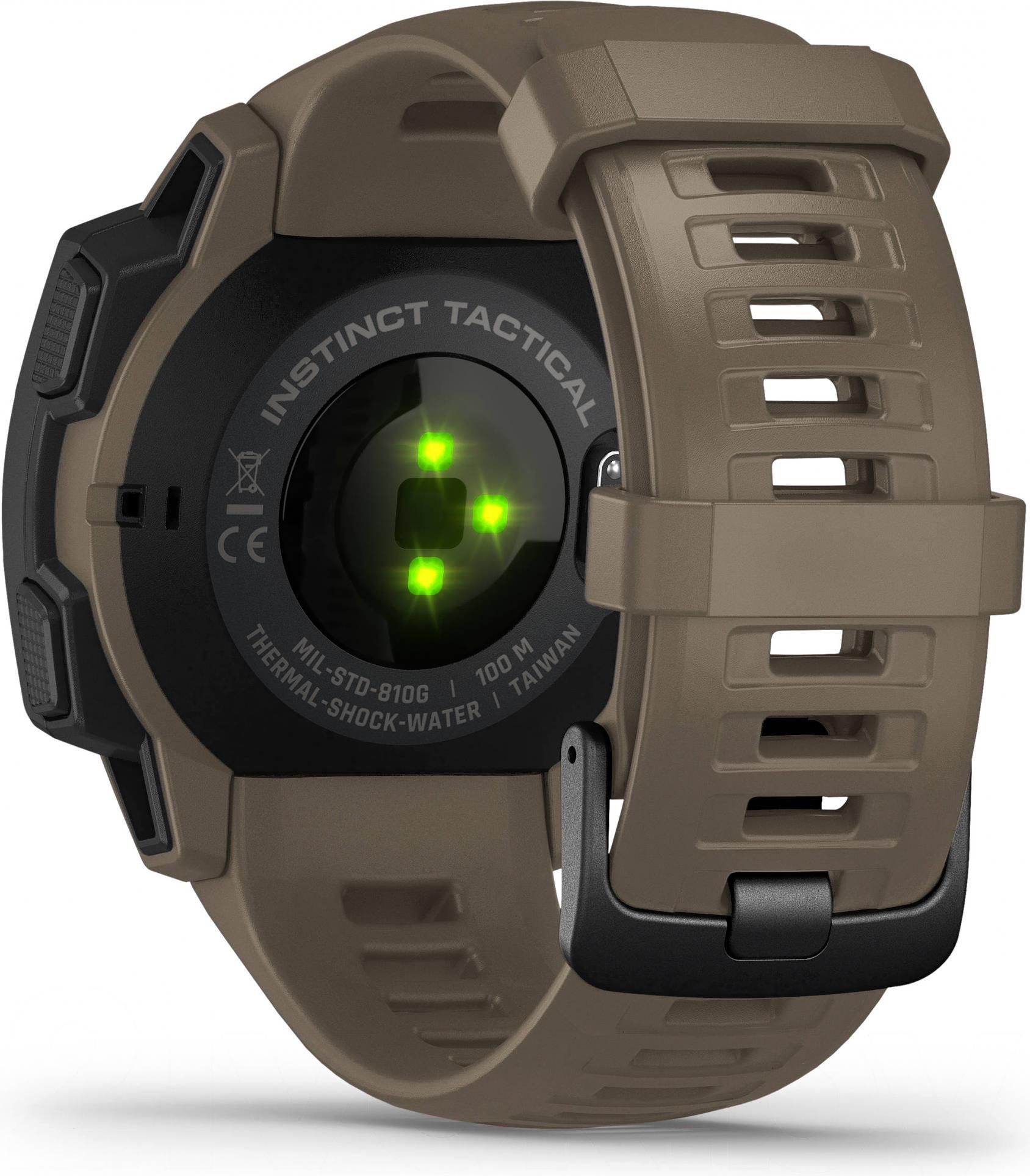 

Умные часы Garmin Instinct коричневый [010-02064-71], Instinct