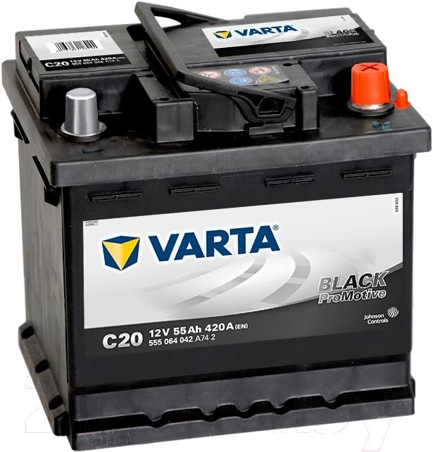 

Автомобильный аккумулятор Varta Promotive Black / 555064042 (55 А/ч), Promotive Black 55 А/ч