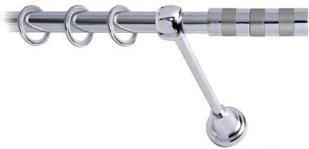 

Карниз Lm Decor Жезл 060 1р гладкий 1.6м хром, Жезл 060 1р гладкий 16мм 1.6м