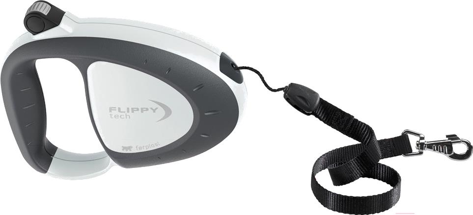 

Поводок-рулетка Ferplast Flippy Tech Cord Large 5м серый, Flippy Tech Cord Large 5м