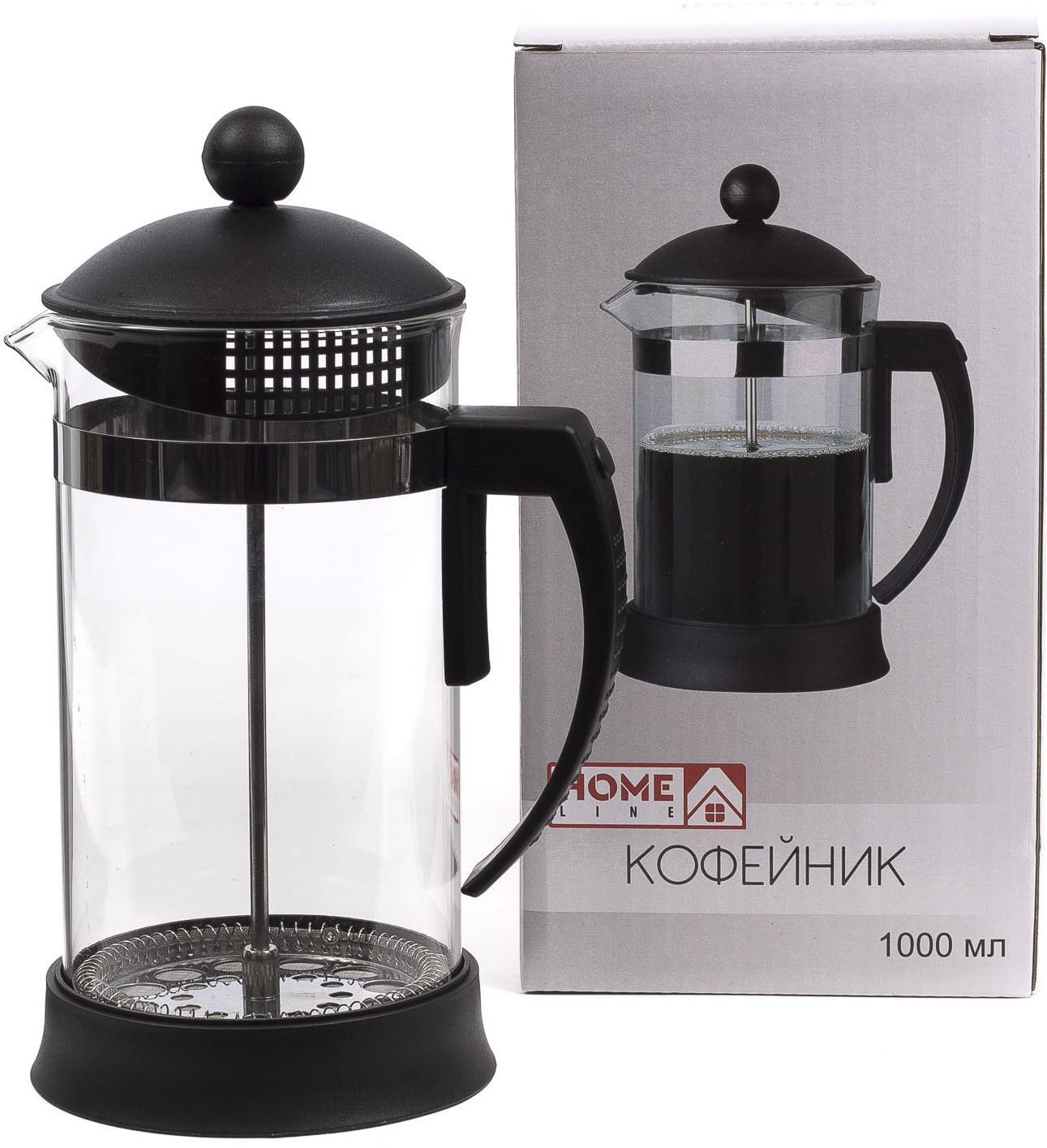 

Френч-пресс Home line WY-SP006-1000, Френч-пресс Home Line WY-SP006-1000