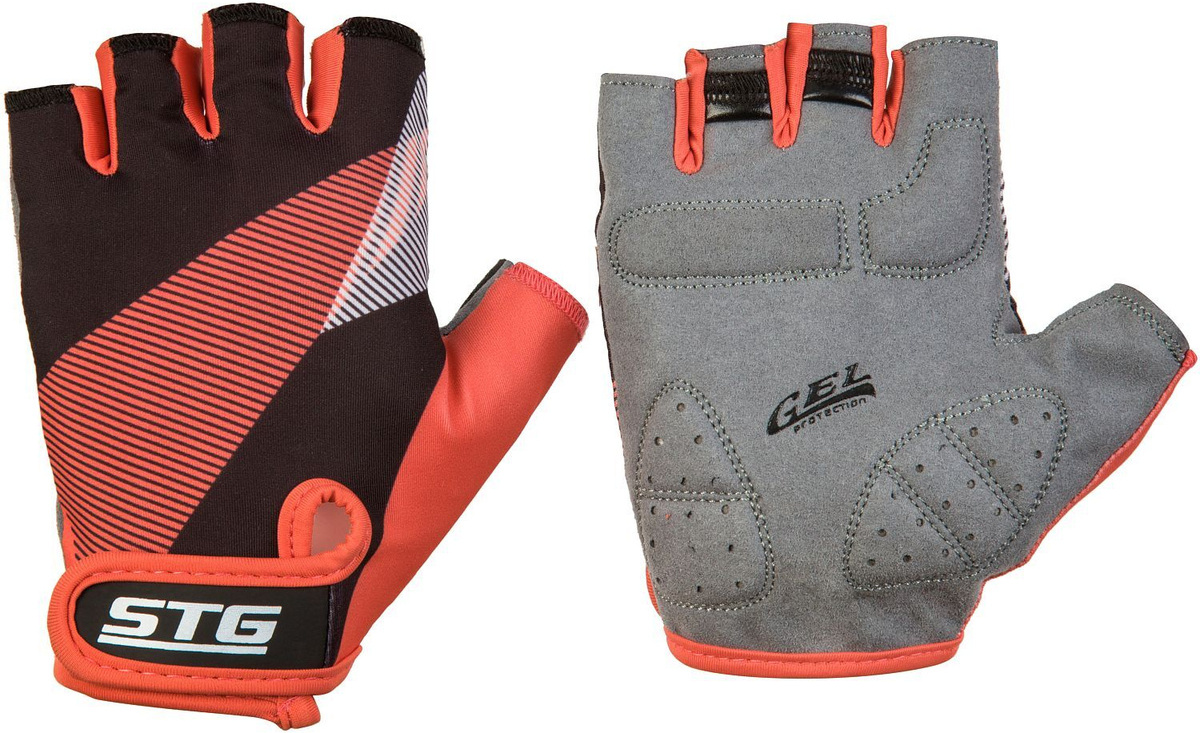 

Перчатки велосипедные STG Х87912 р-р M Red/Black