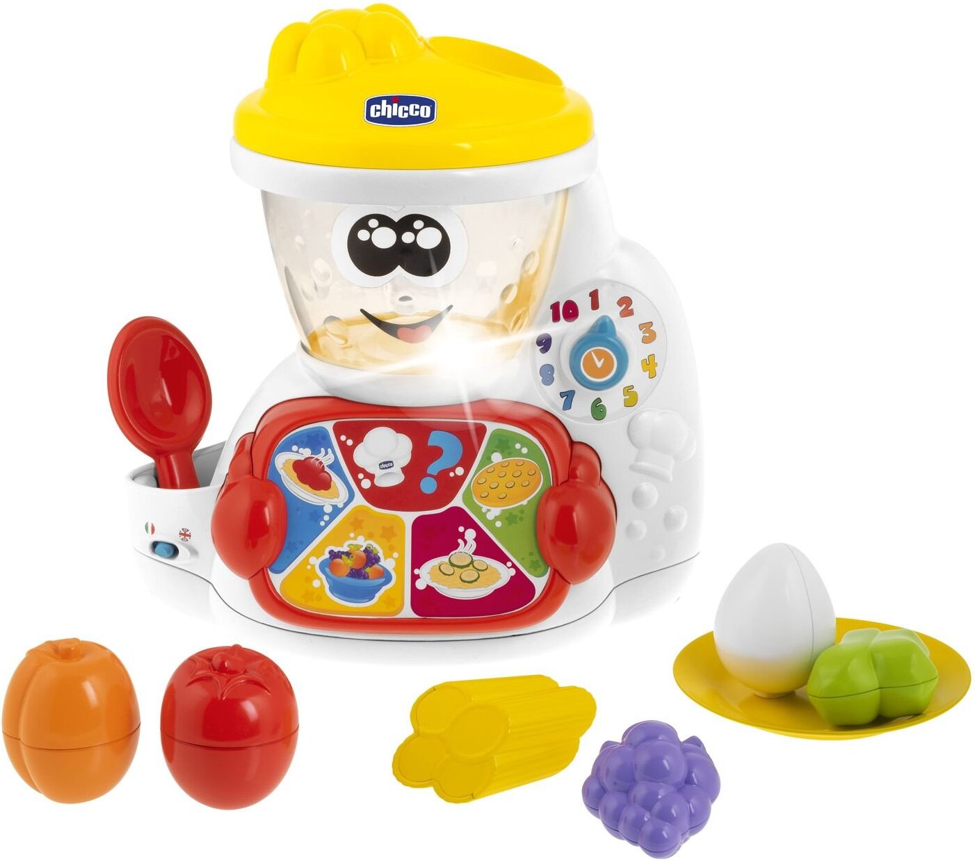 

Развивающая игрушка Chicco Говорящий поваренок Cooky [00010197000180], Развивающая игрушка Chicco Говорящий поваренок Cooky 00010197000180