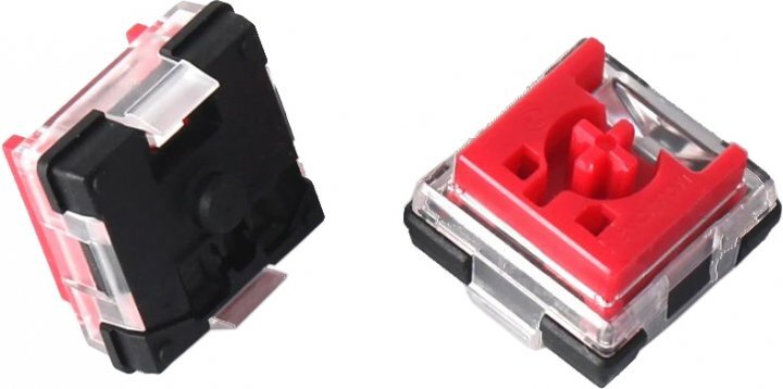 

Набор переключателей Keychron Low Profile Optical MX Красный 90 шт