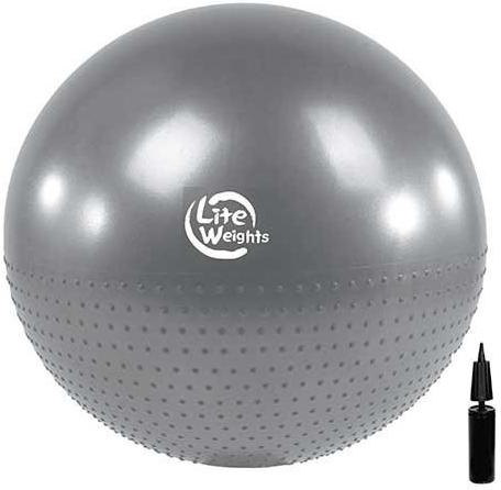 

Гимнастический мяч Sundays Fitness + массажный Lite Weights BB010-26 65 см c насосом, + массажный BB010-26 65 см c насосом