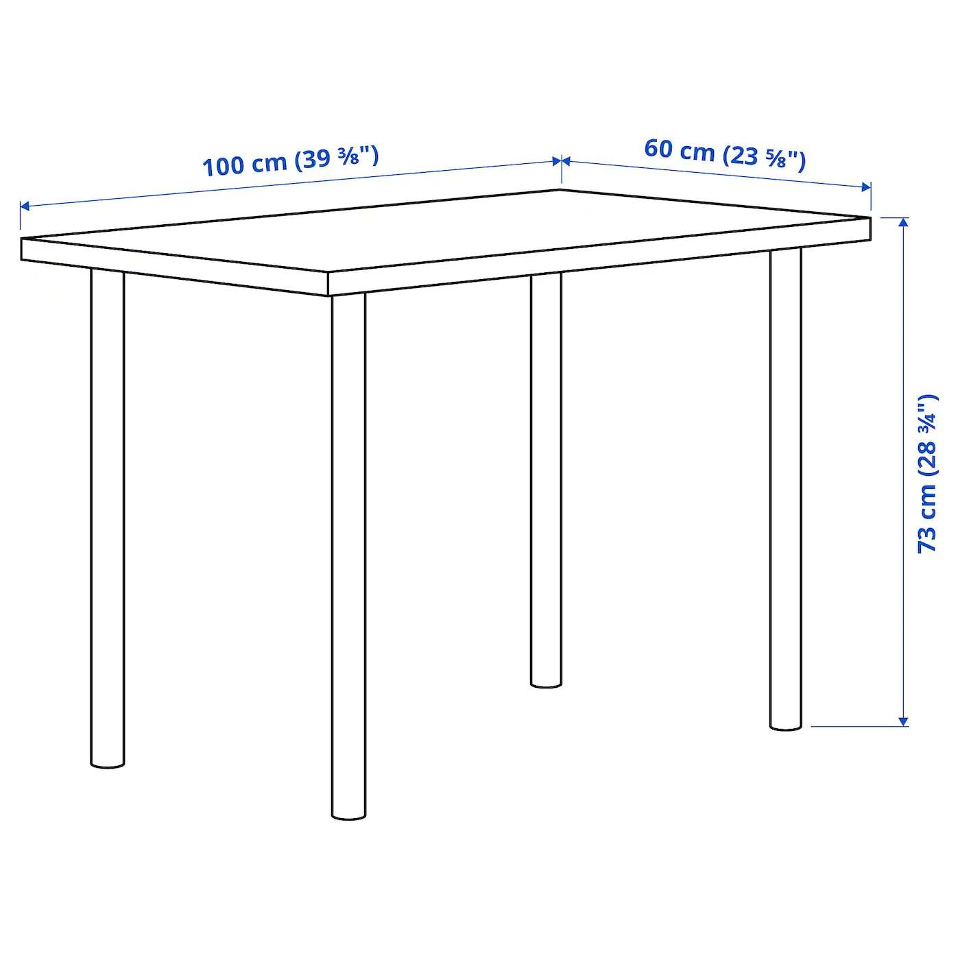 

Стол письменный Ikea Линнмон / Адильс [494.160.93], Линнмон / Адильс