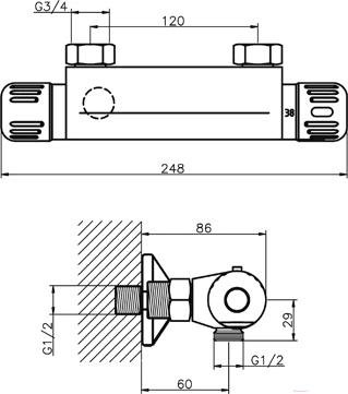 

Смеситель Novaservis 2664/1.0, 2664/1.0