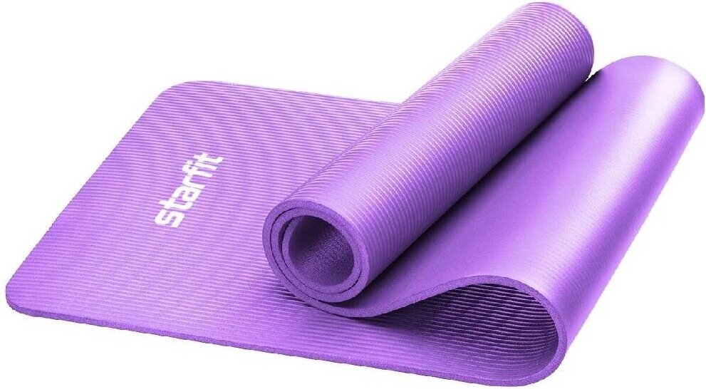 

Коврик для йоги и фитнеса Starfit FM-301 NBR 183x58x1.0см фиолетовый пастель