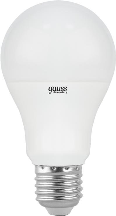 

Светодиодная лампа Gauss LED Elementary A60 7W E27 540lm 4100K 1/10/100 акция [23227A], LED Elementary A60 7W E27 540lm 4100K 1/10/100 акция