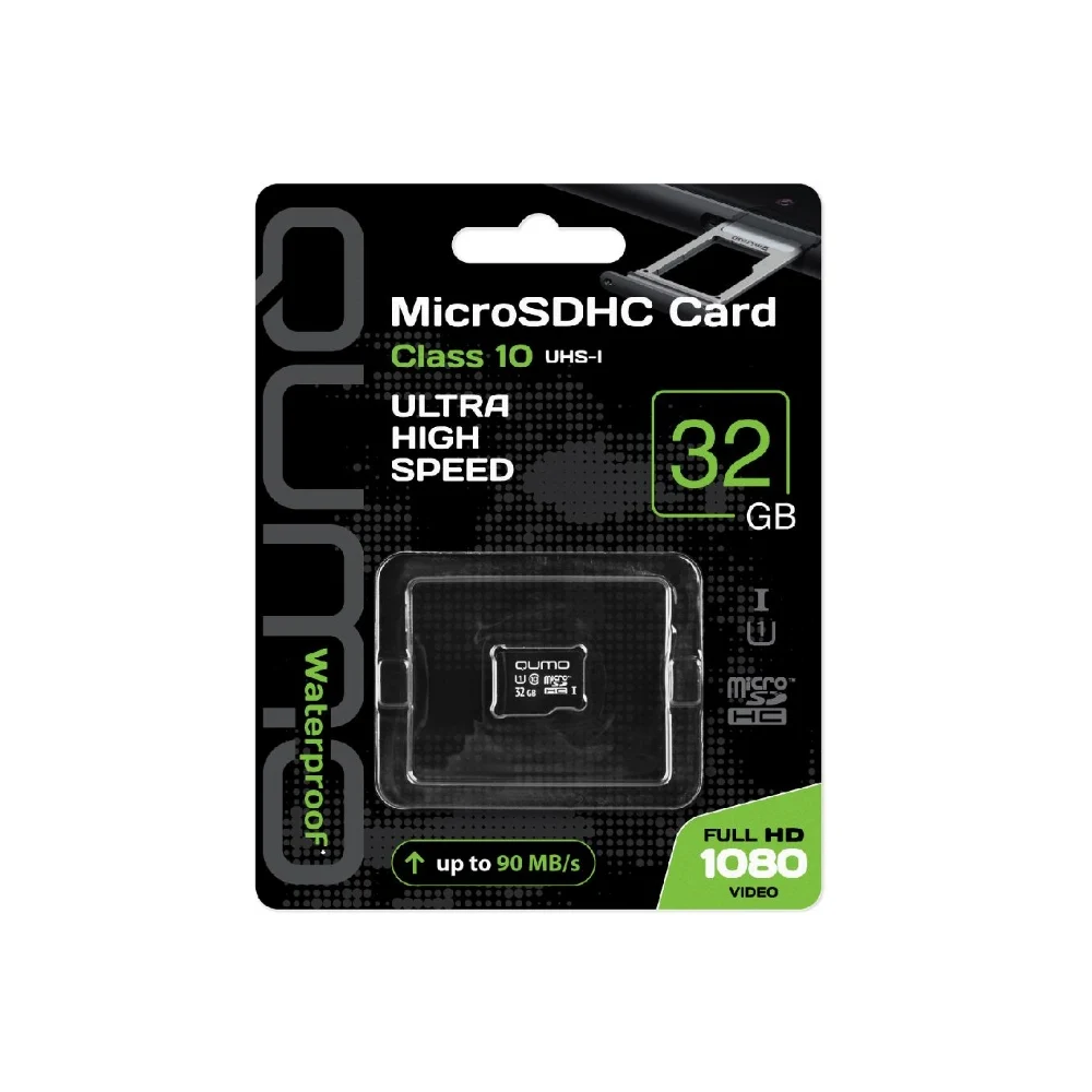 

Карта памяти QUMO MicroSDHC 32GB Сlass 10 UHS-I ,3.0 с адаптером SD QM32GMICSDHC10U1 [18742], Карта памяти QUMO MicroSDHC 32GB Сlass 10 UHS-I ,3.0 с адаптером SD QM32GMICSDHC10U1 18742