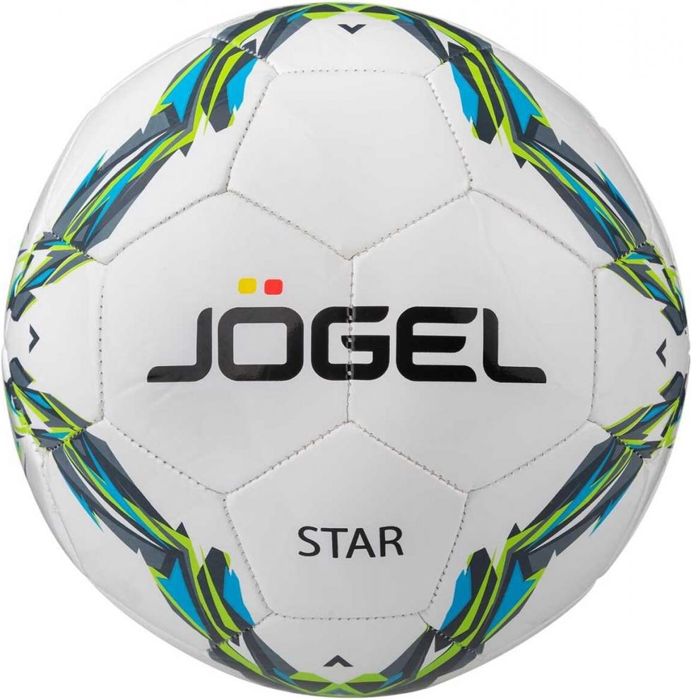 

Футбольный мяч Jogel JF-210 Star размер 4 белый/голубой, JF-210 Star размер 4