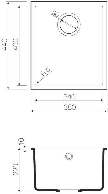 

Кухонная мойка Omoikiri Bosen 38-U-SA Tetogranit бежевый [4993159], Bosen 38-U-SA Tetogranit