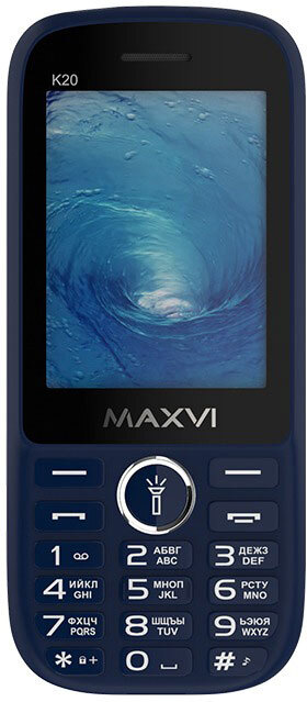 

Мобильный телефон Maxvi K20 Blue [K20 Blue], Мобильный телефон Maxvi K20 Blue