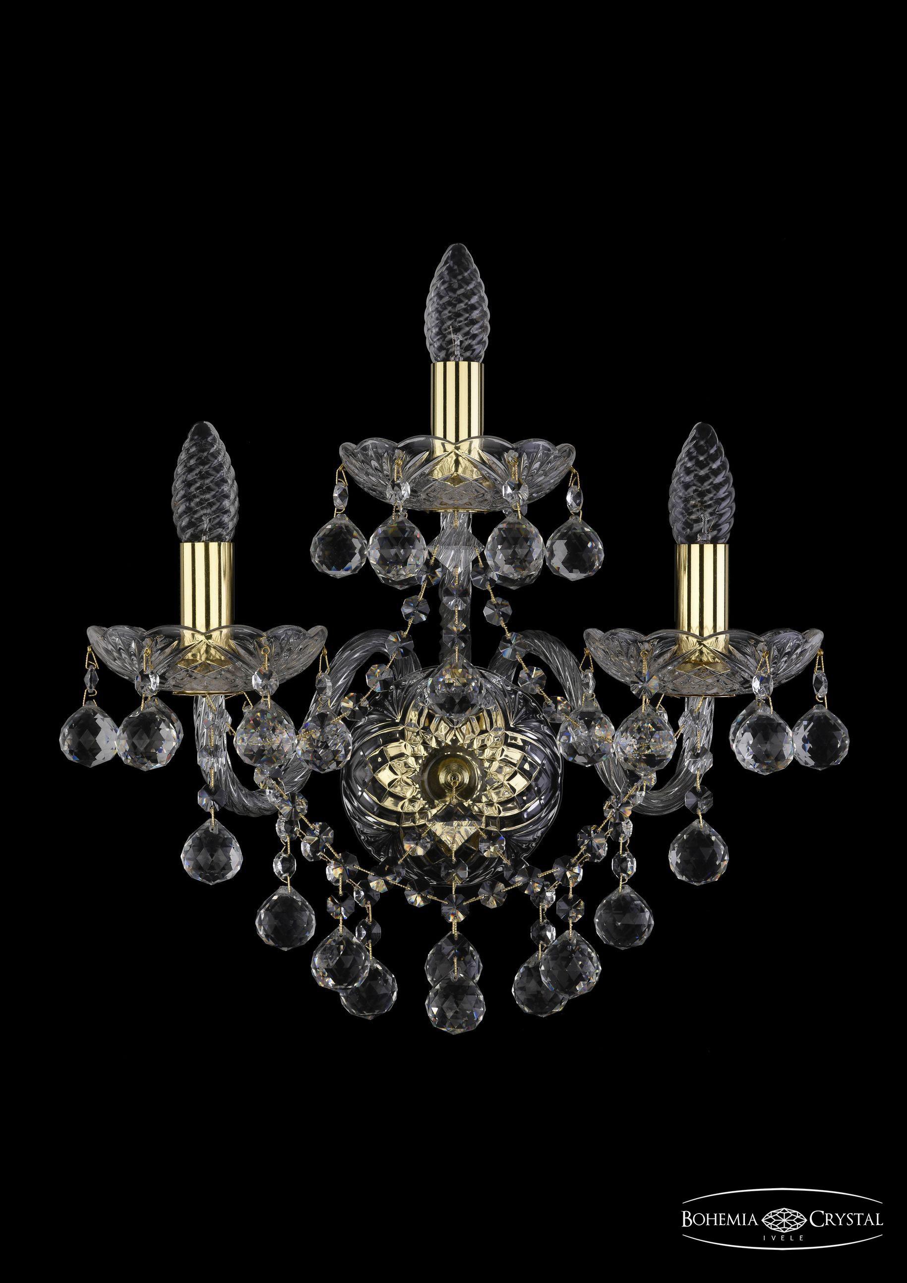 

Подвесная люстра Bohemia Ivele Crystal 1409B/2+1/160/XL/G, Бра Bohemia Ivele Crystal 1409B/2+1/160/XL/G