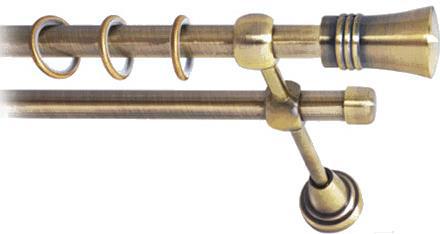 

Карниз Lm Decor Гиро 071 2р гладкий 3м антик, Гиро 071 2р гладкий 16мм 3.0м