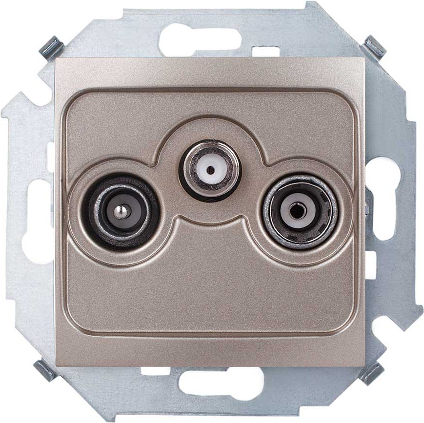

Розетка Simon 1591466-034 шампань