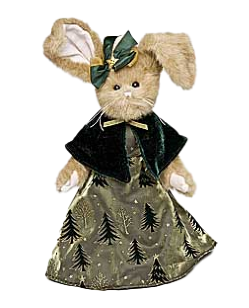 

Мягкая игрушка Bearington Зайка в зеленом платье с манишкой (36 см) [986049], Зайка в зеленом платье с манишкой 36 см