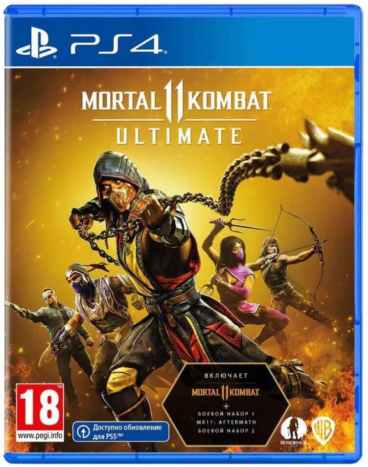 

Игра для приставки Playstation Sony PS4 Mortal Kombat 11 Ultimate RU Subtitles (5051892230377)