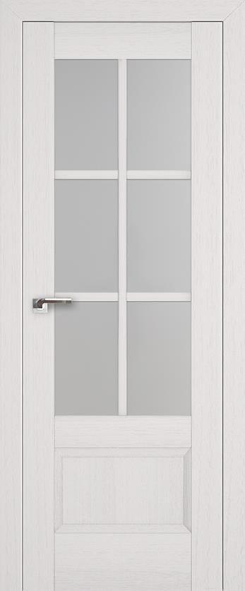 

Межкомнатная дверь ProfilDoors 103X 70x200 пекан белый/стекло матовое, 103X 70x200