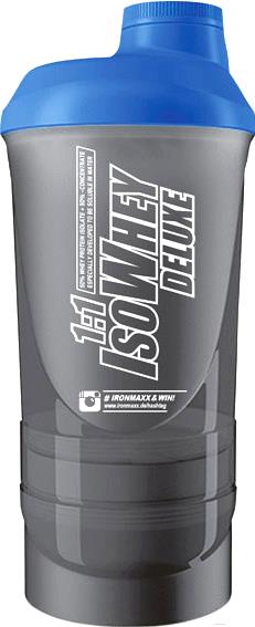 

Шейкер IronMaxx Supershaker черный/синий [I00004165], Supershaker
