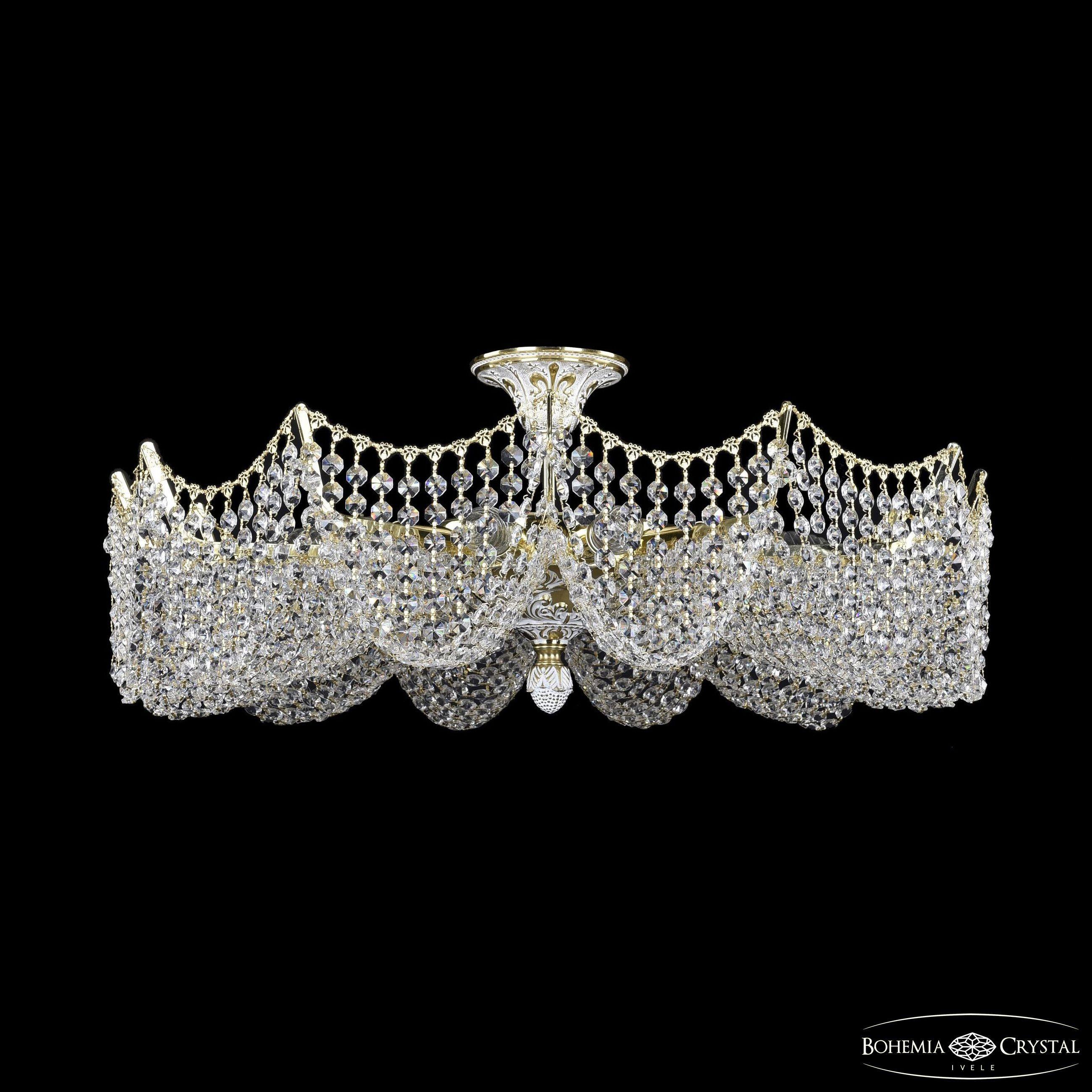 

Люстра на штанге Bohemia Ivele Crystal 77181/67 GW