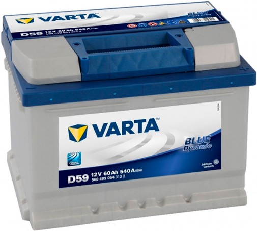 

Автомобильный аккумулятор Varta Blue Dynamic D59 560 409 054 (60 А/ч), Аккумулятор Varta Blue Dynamik 560409054 (60 А/ч)