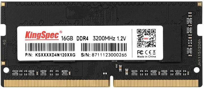 

Оперативная память Kingspec DDR4 16Gb 3200MHz KS3200D4N12016G