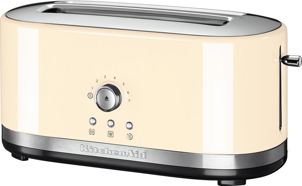 

Тостер KitchenAid 2 длинных слота кремовый [5KMT4116EAC], 2 длинных слота