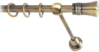 

Карниз Lm Decor Гиро 071 1р гладкий 1.6м антик, Гиро 071 1р гладкий 16мм 1.6м