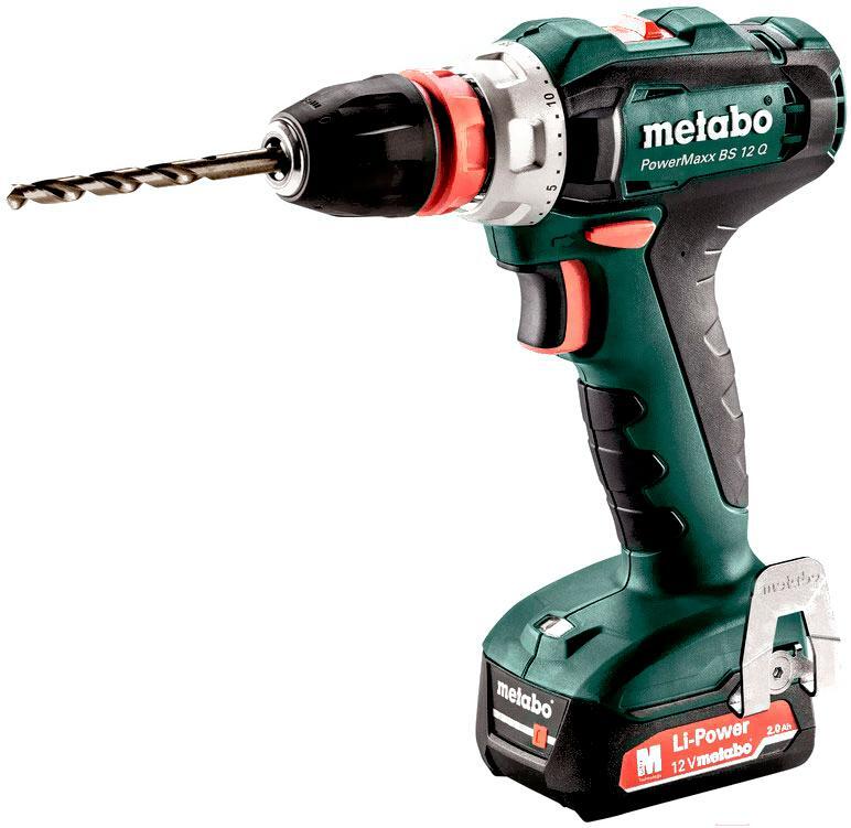 

Дрель-шуруповерт Metabo PowerMaxx BS 12 Q кейс в комплекте [601037500], Дрель-шуруповерт Metabo PowerMaxx BS 12 Q кейс в комплекте 601037500