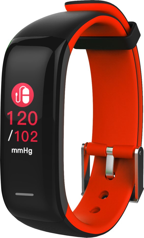 

Фитнес-браслет Qumann QSB 09 Black/Red [Q-10093], QSB 09