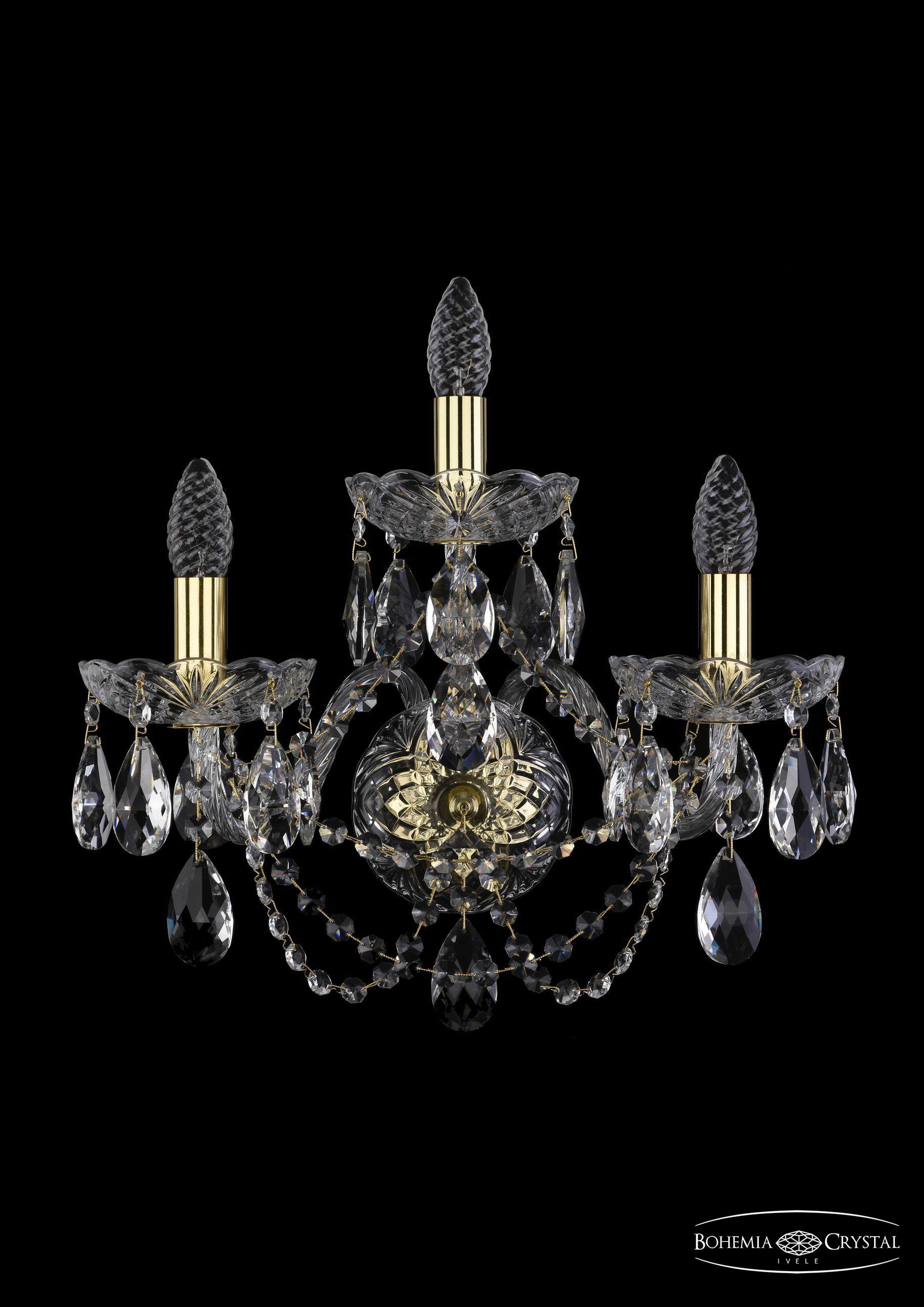 

Подвесная люстра Bohemia Ivele Crystal 1406B/2+1/160/XL/G, Бра Bohemia Ivele Crystal 1406B/2+1/160/XL/G