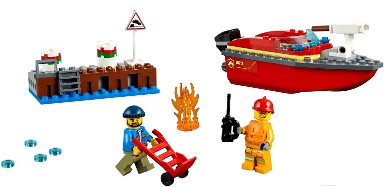 

Конструктор Lego City Пожар в порту 60213, City Пожар в порту