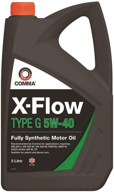 

Моторное масло Comma X-Flow Type G 5W40 5л [XFG5L], Моторное масло Comma X-Flow Type G 5W40 5л XFG5L