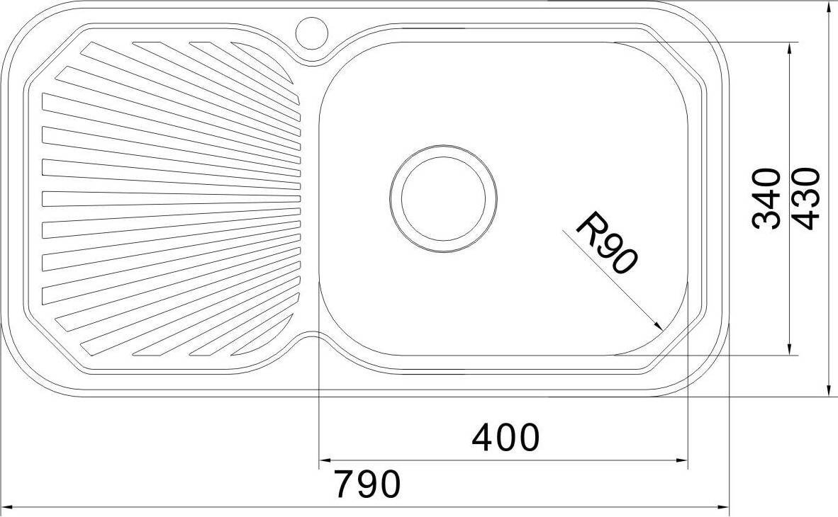 

Кухонная мойка Oulin OL-307, OL-307