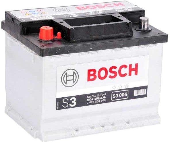 

Автомобильный аккумулятор Bosch S3 006 556 401 048 (56 А/ч), Аккумулятор Bosch S3 006 556 401 048 (56 А/ч)