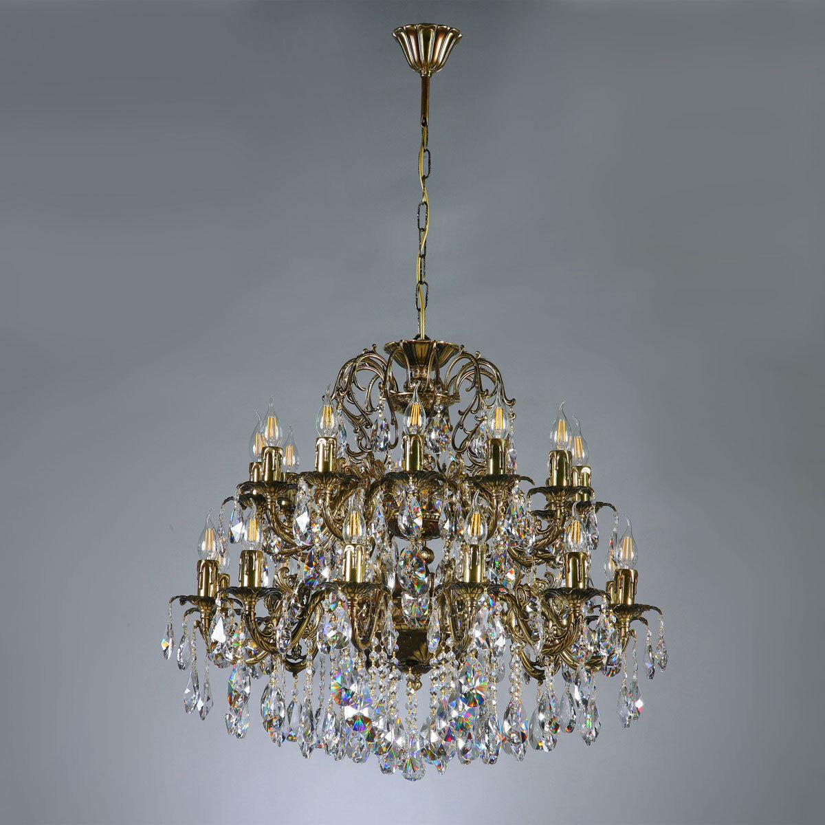 

AMBIENTE by BRIZZI 2118/12+12 PB Tear Drop, Подвесная люстра AMBIENTE by BRIZZI 2118/12+12 PB Tear Drop