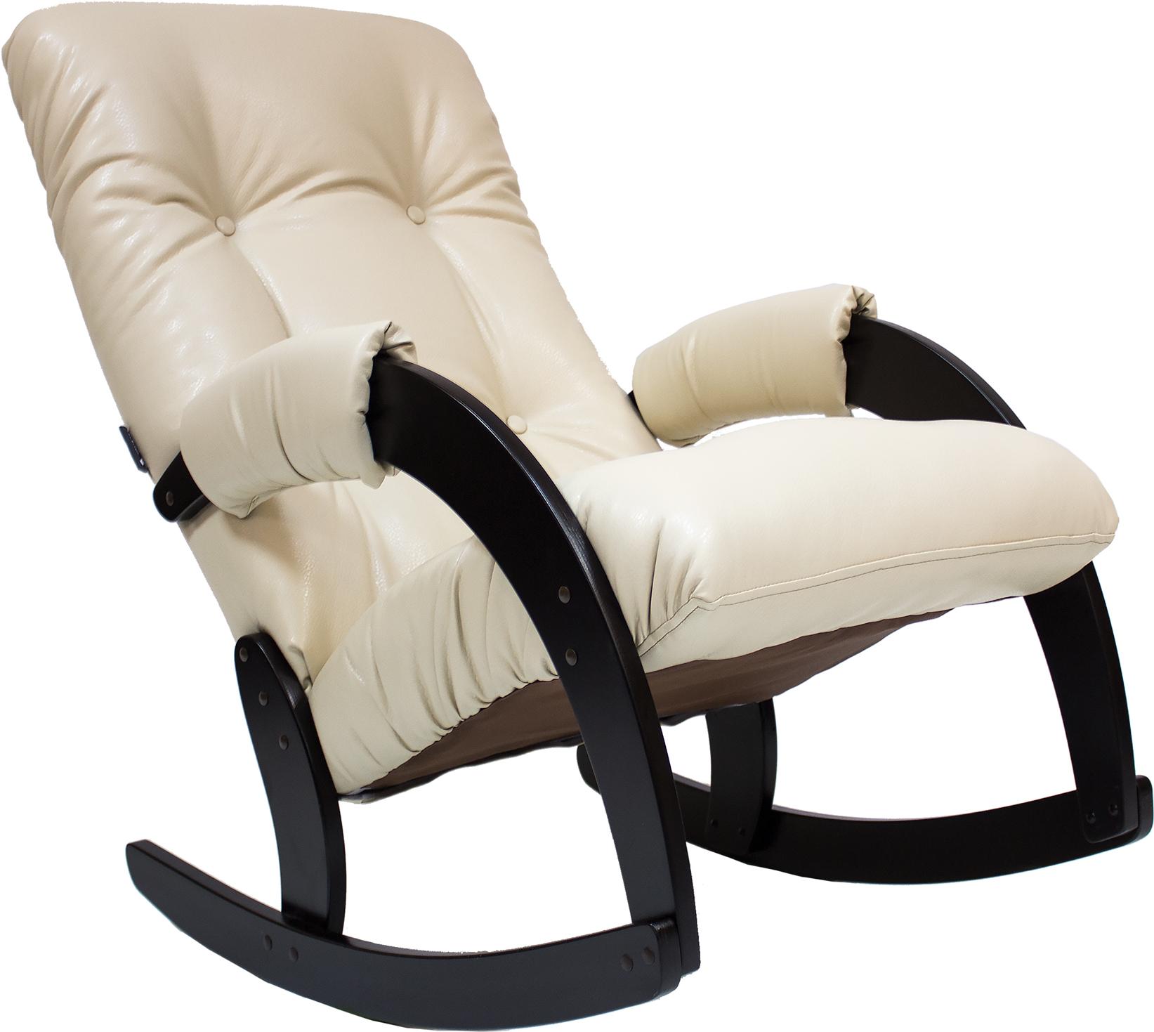 

Кресло-качалка Мебель Импэкс Модель 67 венге/Polaris Beige