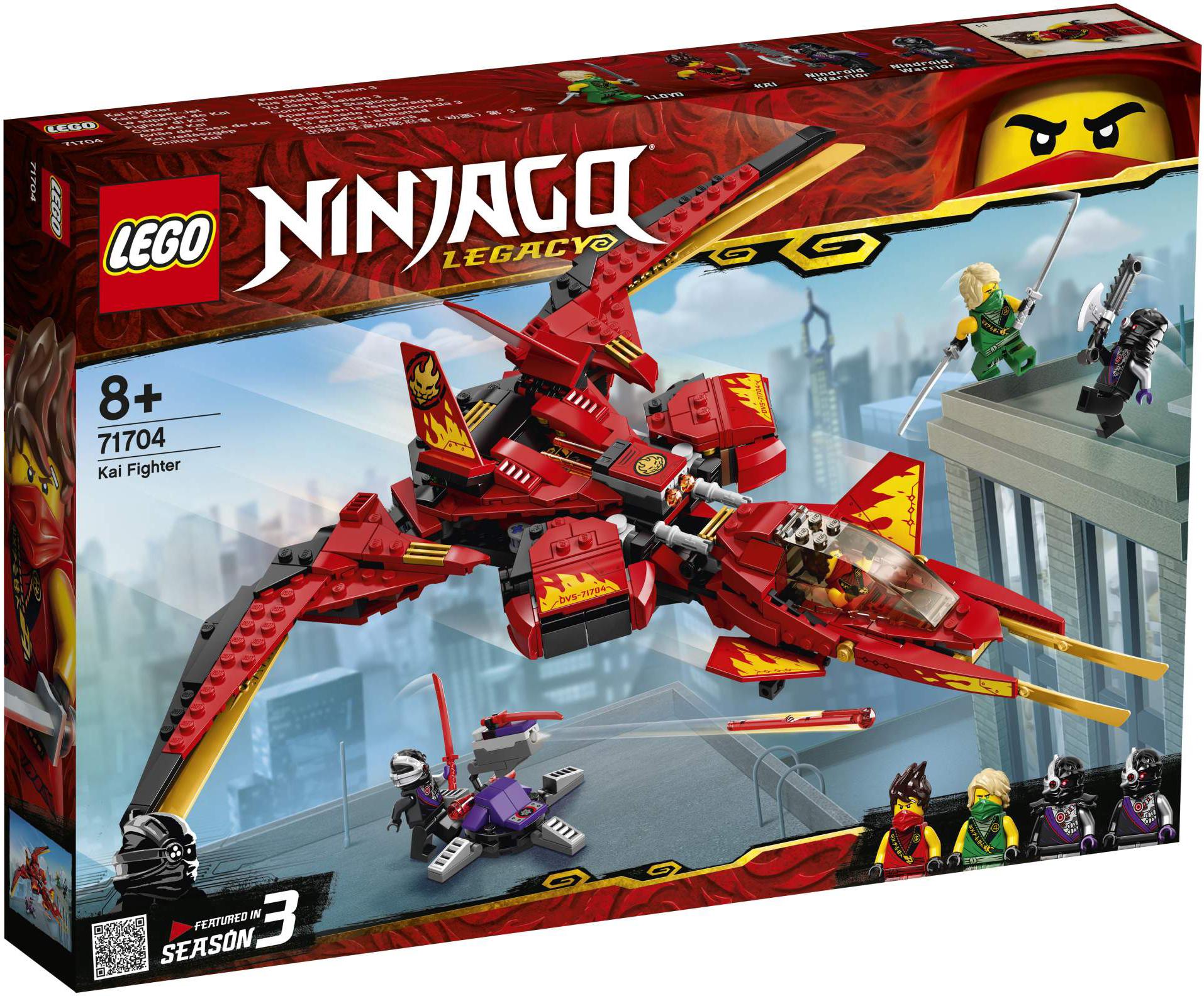 

Конструктор LEGO NINJAGO Истребитель Кая [71704], NINJAGO Истребитель Кая