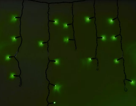 

Новогодняя гирлянда Neon-night Айсикл 4.8x0.6m 176 LED Green [255-134], Айсикл 4.8x0.6m 176 LED