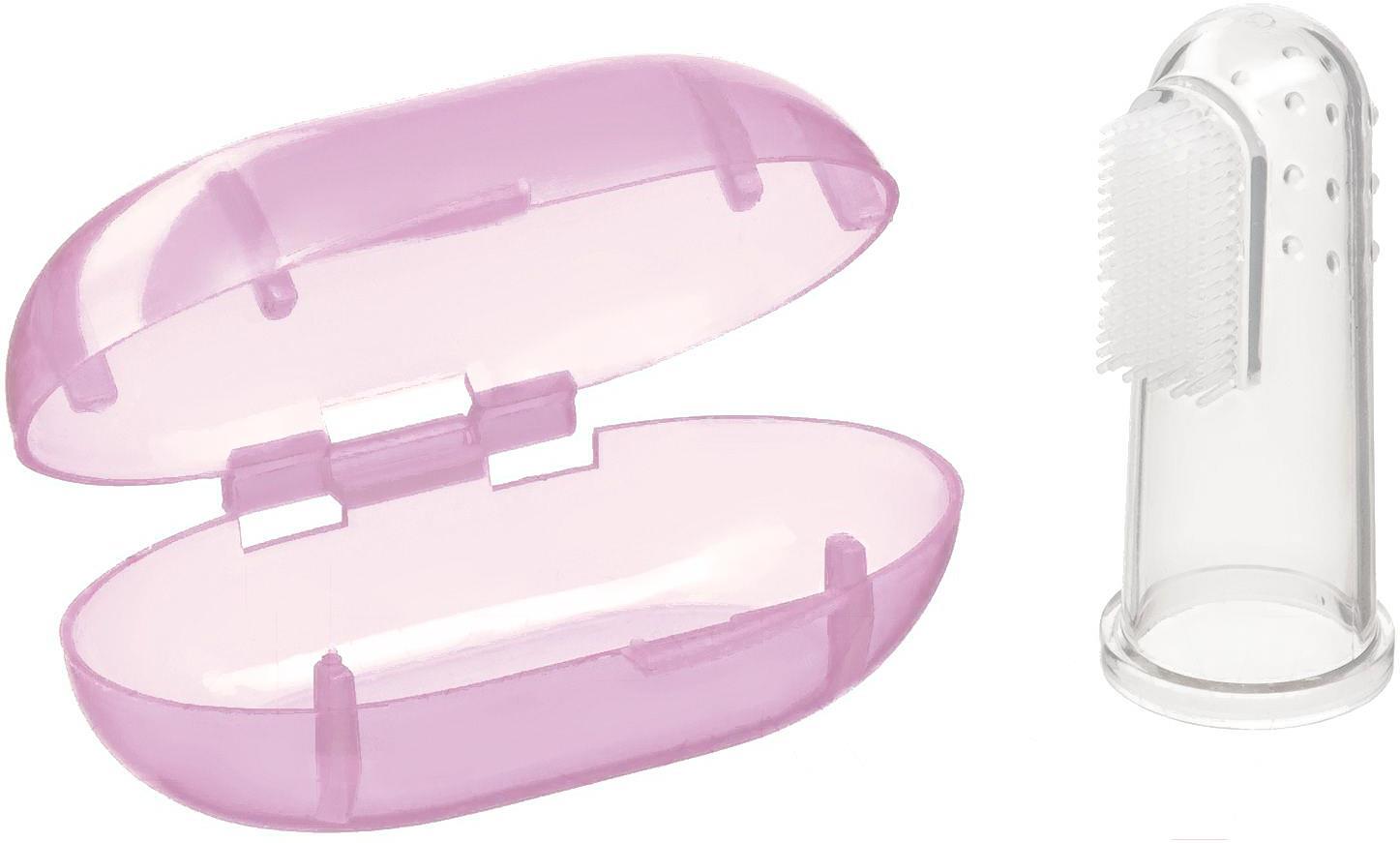 

Приспособления для детской гигиены Happy Baby Зубная щетка Finger Silicone сиреневый [20008], Зубная щетка детская Happy Baby Зубная щетка Finger Silicone 20008 сиреневый