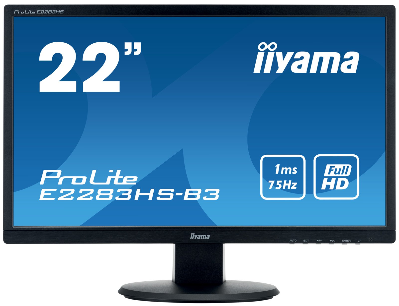 

Монитор Iiyama ProLite E2283HS-B3, ProLite E2283HS-B3