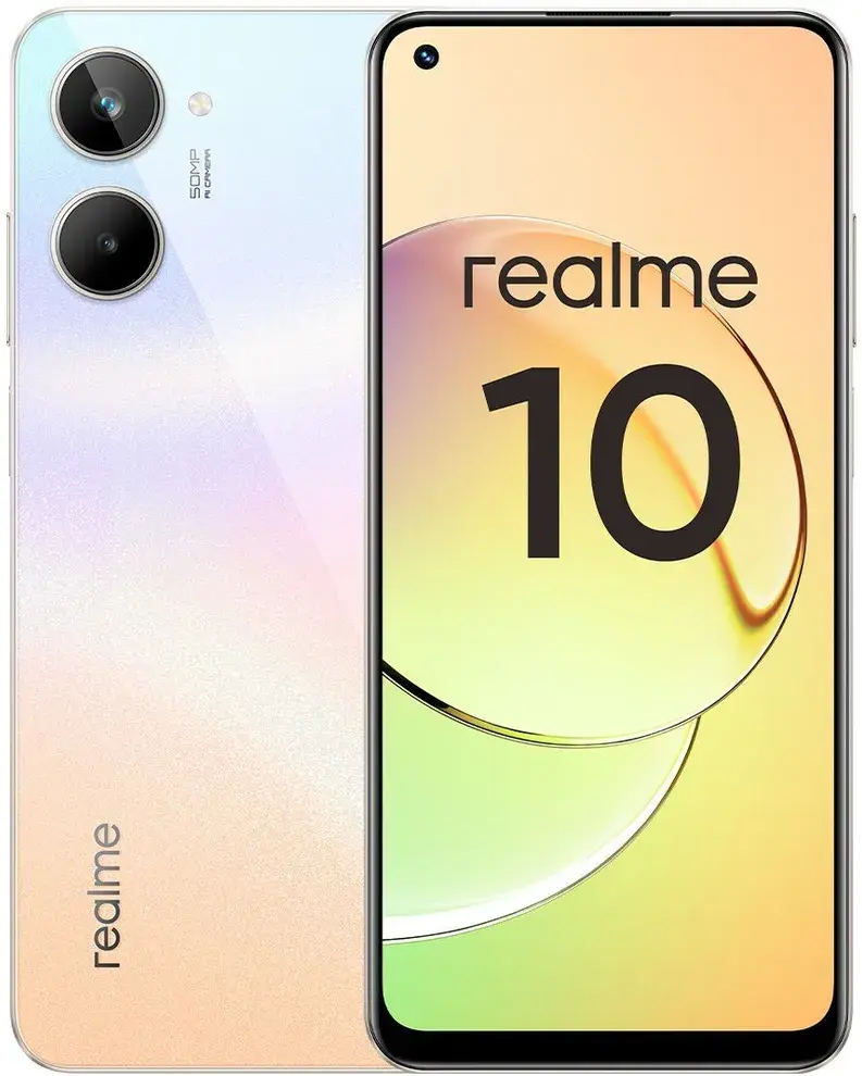 

Смартфон Realme 10 8/256GB NFC Clash White (RMX3630)