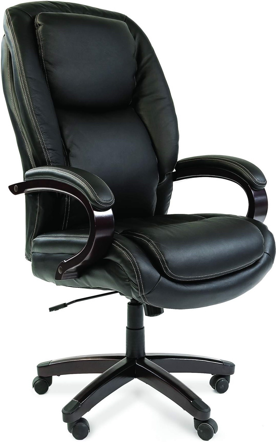 

Офисное кресло CHAIRMAN 408 кожа+PU черный [7030084], Офисное кресло CHAIRMAN 408 кожа+PU 7030084 черный