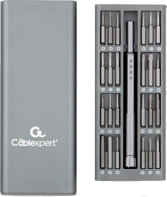 

Набор отвертка с битами Cablexpert TK-SD-08R