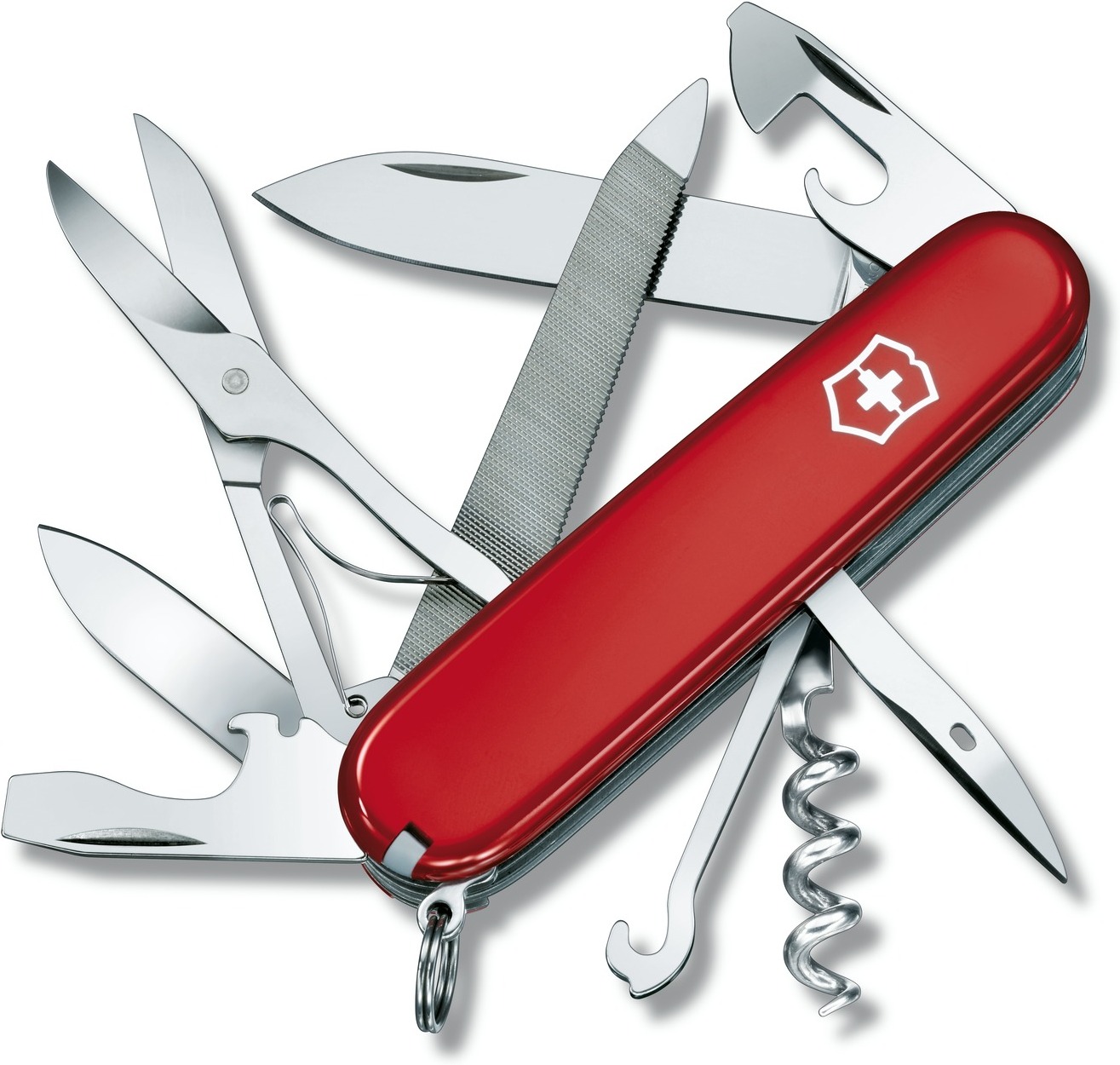 

Туристический нож Victorinox Mountaineer 18 функций карт. коробка красный [1.3743], Туристический нож Victorinox Mountaineer 18 функций карт. коробка 1.3743 красный
