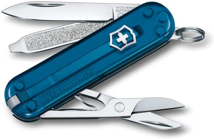 

Туристический нож Victorinox перочинный Classic Sky High 58мм 7 функц. [0.6223.T61G], Мультитул Victorinox 0.6223.T61G