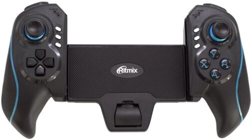 

Геймпад Ritmix GP-051BTH Black/Blue, Геймпад Ritmix GP-051BTH